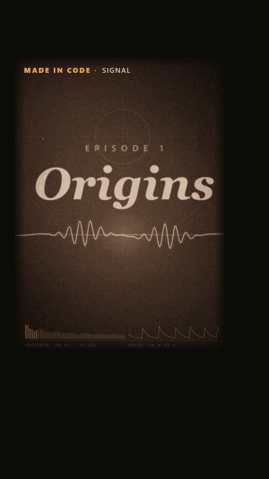Signal — vertical cut, animated preview